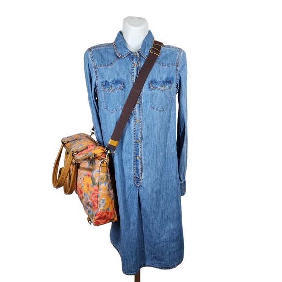 PATRICIA NASH COATED CANVAD TRAPANI CONVERTIBLE BACKPACK - Picture 10 of 14